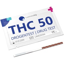 LuxmedIQ Drogenschnelltest für Cannabis THC - Urin Drogentest Haschisch Marihuana Cutoff 50 ng/mL 15 St