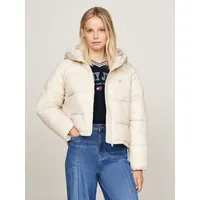 Tommy Jeans »TJW ASPEN PUFFER EXT«, mit Logostickerei beige