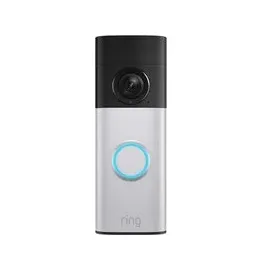 Ring Battery Video Doorbell 2 Plus - 2K, Gegensprechfunktion, Türklingel Nickel Silver