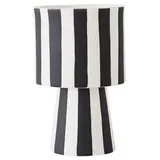 OYOY Toppu Ø 10 x  15 cm schwarz/weiß
