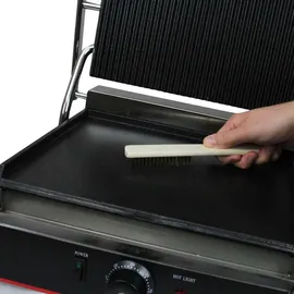 MONSTER SHOP Paninigrill 1/2 glatt-1/2 gerillt 2200W silber