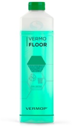Vermop Vermo Floor Bodenreiniger, rutschhemmend DIN 18032-2, Sportbodenbelag nach DIN 18032 rutschhemmend und trittsicher reinigen, 1 Liter - Flasche