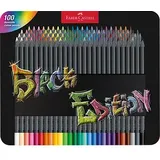 Faber-Castell Black Edition 100er Metallet.