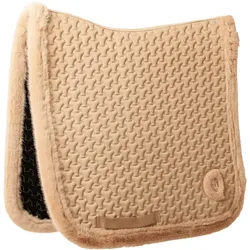 Kentucky Horsewear Schabrake Plaited Fake Fur Dressur - beige - Dressur