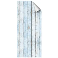 mySPOTTI Duschrückwand-Panel, fresh, Stadtpanorama, 210x90 cm - blau
