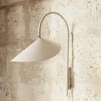 Ferm Living Wandleuchte Arum Swivel, beige, 47 cm, Stecker