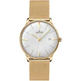 JUNGHANS Meister MEGA Solar Milanaiseband Gold 38 mm 59/7600.46