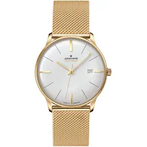 JUNGHANS Meister MEGA Solar Milanaiseband Gold 38 mm 59/7600.46