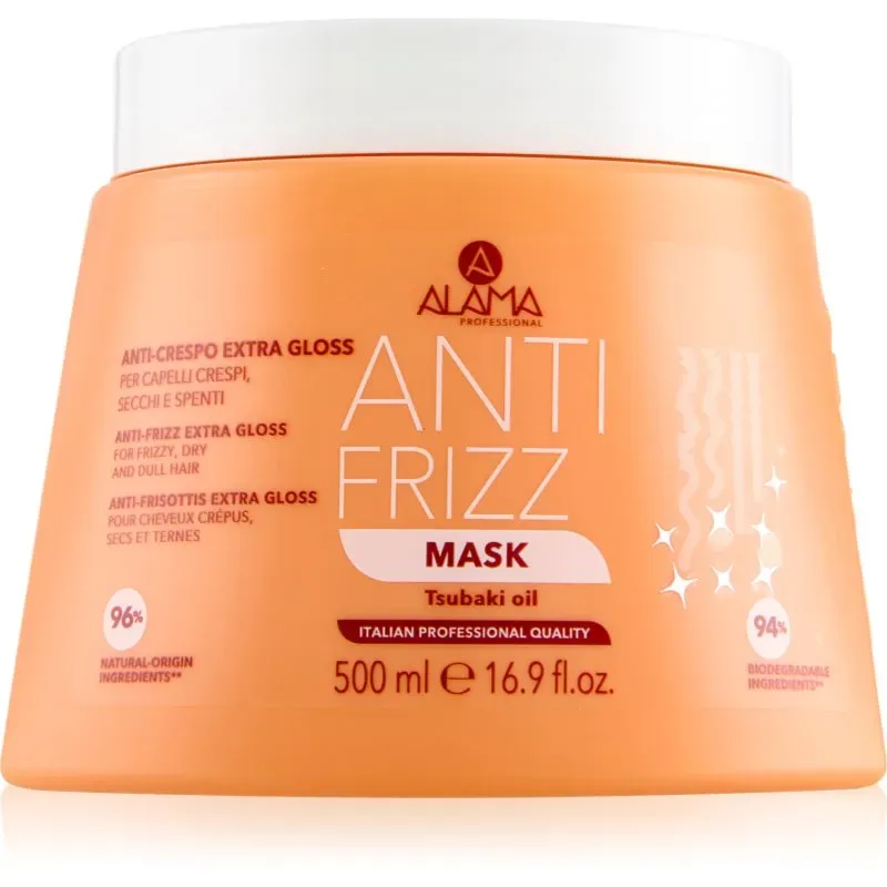 Alama Professional Anti Frizz Gloss Mask Maske gegen strapaziertes Haar 500 ml