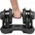 REBEL ACTIVE Hantel Verstellbare Hantel 24 kg schwarz