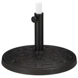 Relaxdays Schwarzer Sonnenschirmständer