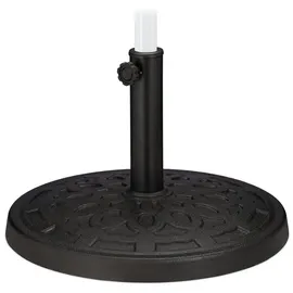 Relaxdays Schwarzer Sonnenschirmständer