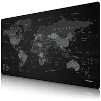 Titanwolf Gaming Mauspad, XXXL 1500 x 800 x 3 mm Schreibtischunterlage Extralarge / Waschbar, Weltkarte