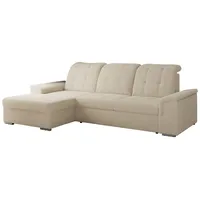 ECKSOFA MADRITO L - Beige Boucle - Links