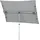 Schneider Schirme Novara 190 x 140 cm Silbergrau