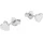 Tom Tailor Ohrstecker Herz Silber 925 2100587 6 mm