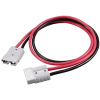 TRU Components Hochstrom Batteriesteckverbinder Verlängerungskabel 1000 mm TC-12195680 Schwarz,