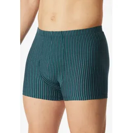 SCHIESSER Retro Short / Pant gestreift dunkelblau / grün XL 3er Pack