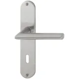 HOPPE Langschildgarnitur Edelstahl grau E1140Z/302