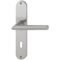 HOPPE Langschildgarnitur Edelstahl grau E1140Z/302