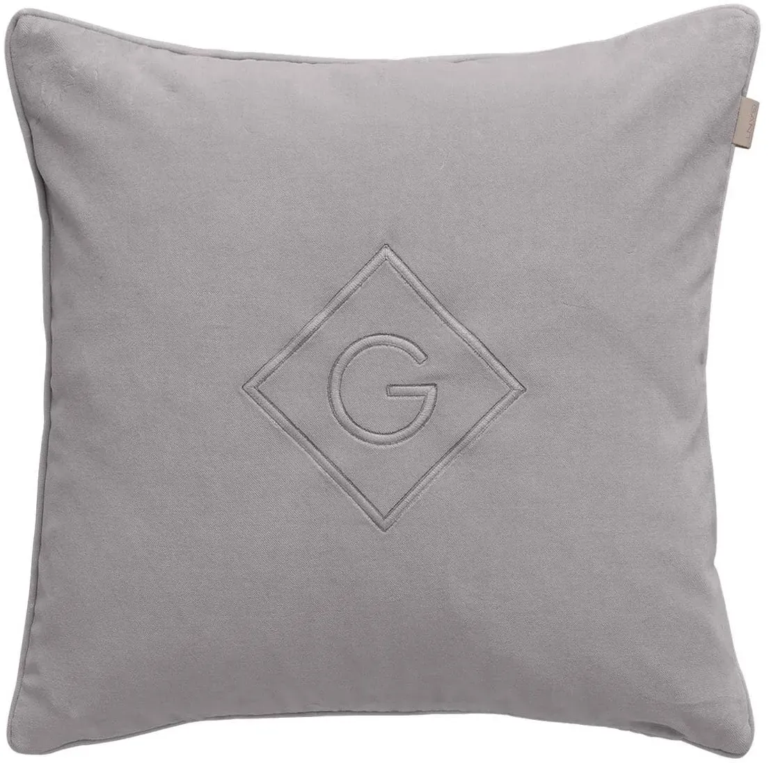 Gant Dekokissenhülle Velvet G 50x50 cm | elephant-grey