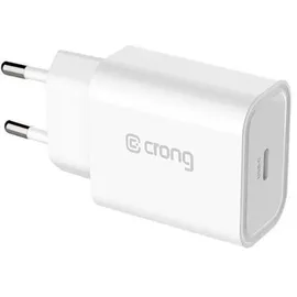 Crong USB-C Power Delivery 20W Wandladegerät Weiß