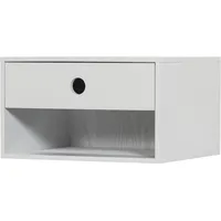 Woood Hängenachtschrank Nancy 30 x 30 x 20 cm Grau
