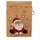 Riffelmacher & Weinberger Riffelmacher Nikolaus Jutesack 25 x 35 cm "Süßer Santa" 19530 | Natur Rot - Beige