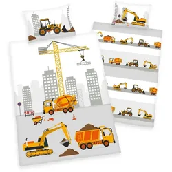 Herding Bettwäsche-Set  Baustelle , mehrfarbig , Maße (cm): B: 100 H: 1