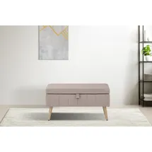 OTTO home Truhenbank AMIRA Beige 81 x 36 x 43 cm