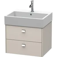 Duravit Brioso Waschtischunterbau BR415301091 584x459mm, Taupe, 2 Auszüge, Griff