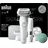 Braun Silk-épil 9 SkinSpa 9-381 Weiß/Silber