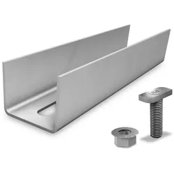 K2 Systems K2 1004107, Aluminium, Silber, K2 InsertionRail System, K2 SolidRail