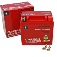 Carbon Electric YTX5L-BS GEL Batterie Rollerbatterie 12V 5Ah Vorgeladen Versiegelt Wartungsfrei vergleichbar YTX5L-BS YB4L-B YTX4-BS