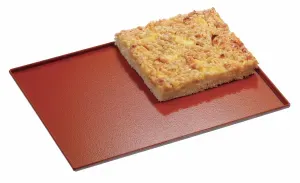 Bartscher Backblech 433x333-SI, Das Backblech aus Aluminium ermöglicht Backen ohne Backpapier bis 260°C, 1 Stück