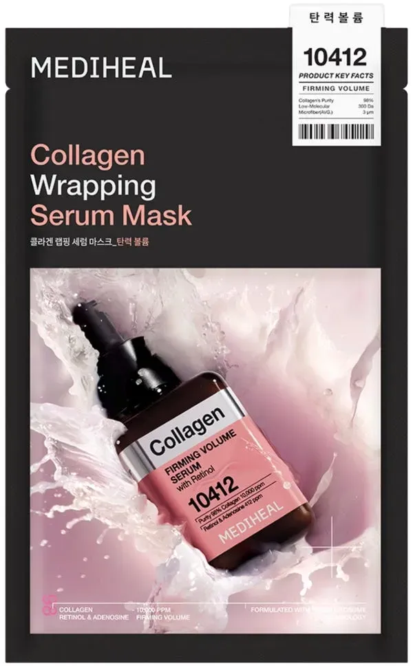 MEDIHEAL Collagen Wrapping Serum Mask Firming Volume 10 Stück