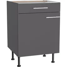 OPTIFIT Unterschrank Ingvar420 60 x 58,4 x 87 cm Anthrazit