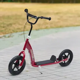 Homcom Kinderroller 12 Zoll Rot