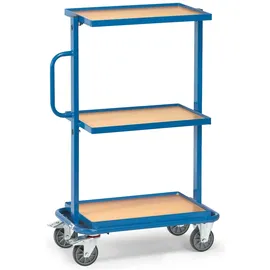 FETRA Beistellwagen 32901 - mit Böden - Tragkraft 200kg TPE-Reifen