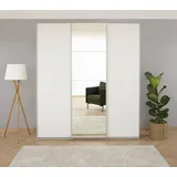 Rauch Schwebetürenschrank Koluna mit Spiegel 203 x 210 x 62 cm Weiß