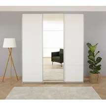 Rauch Schwebetürenschrank Koluna mit Spiegel 203 x 210 x 62 cm Weiß
