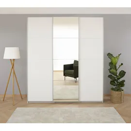 Rauch Schwebetürenschrank Koluna mit Spiegel 203 x 210 x 62 cm Weiß