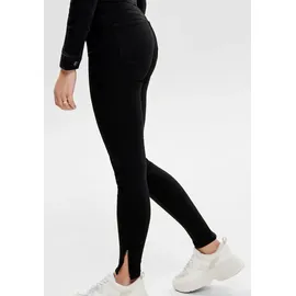 Only Ankle-Jeans ONLKENDELL ETERNAL LIFE Ankle BLACK NOOS mit Zipper am Saum schwarz XS (34)