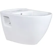 Creavit Design Hänge WC mit WC-Sitz Weiß