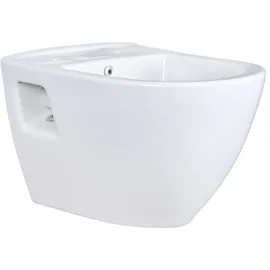 Creavit Design Hänge WC mit WC-Sitz Weiß