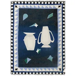 Plaids &Tradition, Blau, Stoff / Textil - 180 - 130