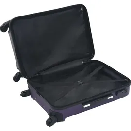 vidaXL Hartschalen-Koffer-Set 3-tlg. lila/abs