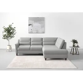 sit&more Ecksofa »Farö L-Form« inklusive Federkern, wahlweise mit Bettfunktion und Bettkasten