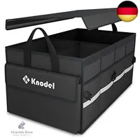 Knodel Kofferraumtasche, Auto Kofferraum Organizer mit Deckel, Autotasche Auto