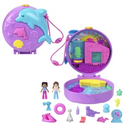 Polly Pocket Delfin retten und Spielen Schatulle